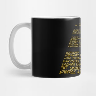 The Crawl in Aurabesh Mug